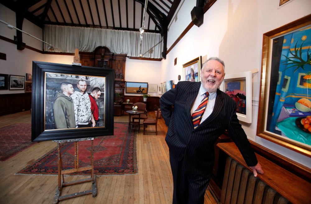 Terry Waite at the Glasgow Art Club