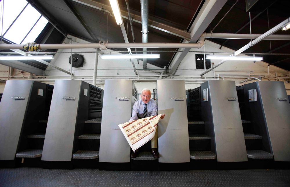Pictures Martin Shields Herald and Times Group. John Watson of John Watson & Company printers at their base in Kyle Street in Glasgow